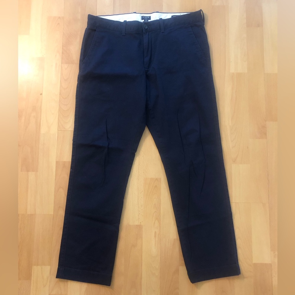Men's J Crew Classic Navy Chino Pants